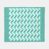 Couverture Polaire ZigZag vert (Devant (Horizontal))