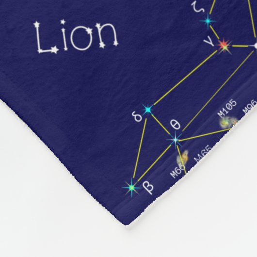 Couverture Polaire Zodiac Constellation Leo (Coin)