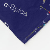 Couverture Polaire Zodiac Constellation Virgo (Coin)