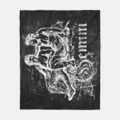 Couverture Polaire Zodiac Gemini Vintage (Devant)