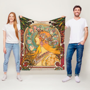 Couverture Polaire Zodiac, Mucha