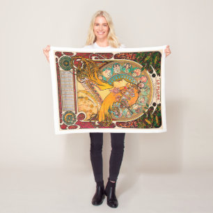 Couverture Polaire Zodiac, Mucha