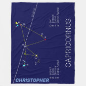 Couverture Polaire Zodiaque Capricornus (Devant)