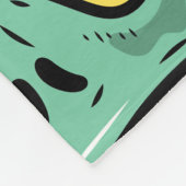 Couverture Polaire zombie d'halloween beige (Coin)