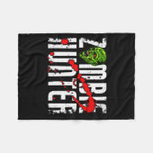 Couverture Polaire Zombie Hunter _ Halloween Apparel Funny Halloween  (Devant (Horizontal))