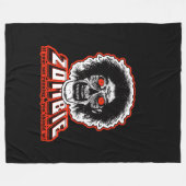 Couverture Polaire ZOMBIE - si vous ne courez pas, vous devriez (Devant (Horizontal))