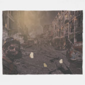 COUVERTURE POLAIRE ZOMBIES (Devant (Horizontal))