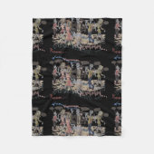 Couverture Polaire Zombis affamés (Devant)