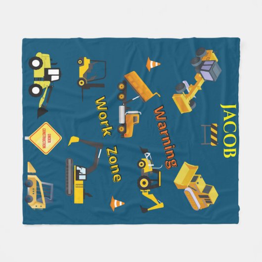 Couverture Polaire Zone de travail d'avertissement de construction (Devant (Horizontal))