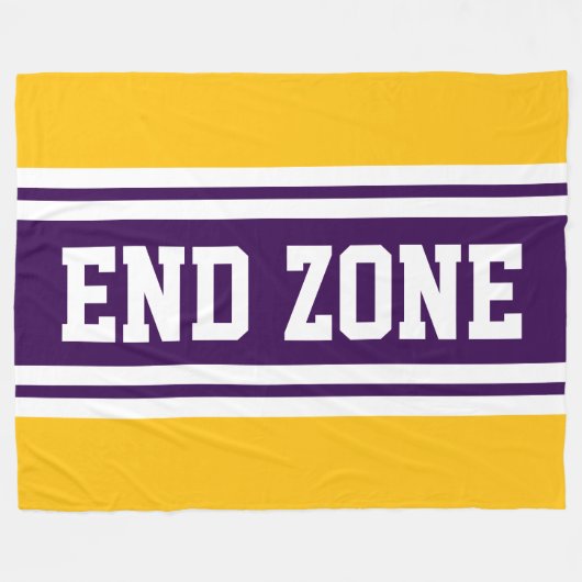 Couverture Polaire ZONE D'EXTRÉMITÉ Profonde Violet Orange Blancs (Devant (Horizontal))
