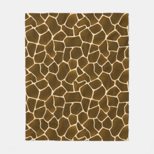 Couverture Polaire Zones de girafe Sauvage Safari Style peau animale