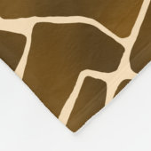 Couverture Polaire Zones de girafe Sauvage Safari Style peau animale (Coin)