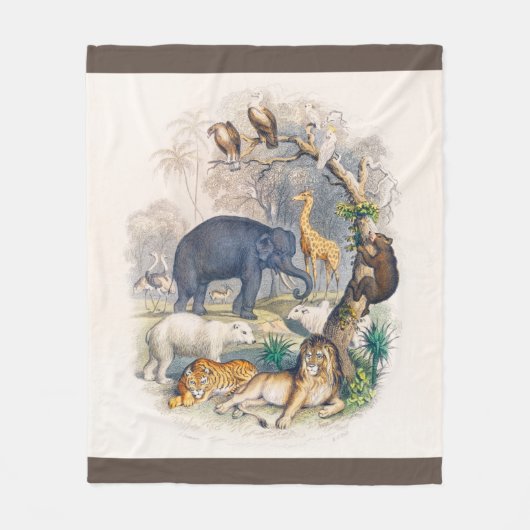 Couverture Polaire zoo, animal, mignonne, animaux, nature, animaux sa (Devant)