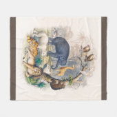 Couverture Polaire zoo, animal, mignonne, animaux, nature, animaux sa (Devant (Horizontal))