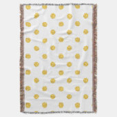 Couverture Polka Gold Parties scintillant points Texture (devant Vertical)