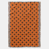 Couverture Polka noire croise sur orange (devant Vertical)