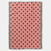 Couverture Polka noire croise sur pêche (devant Vertical)