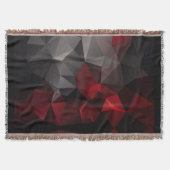 Couverture Polygonal, noir et rouge (Devant)