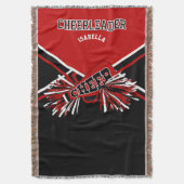 Couverture 📣 pom-pom girl - Rouge, Blanc et Noir (devant Vertical)