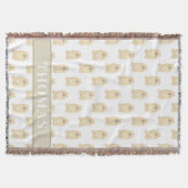 Couverture Pomeranian personnalisé (Devant)