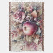 Couverture Pommes automnales en couleurs pastel aquarelle (devant Vertical)