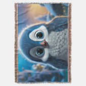 Couverture Poncho - Un pingouin doux pour bébé (devant Vertical)