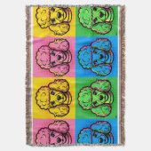 Couverture Pop Art Caniche (devant Vertical)