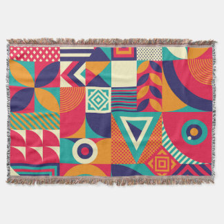 Couverture Pop formes géométriques abstraites, motif transpar