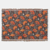 Couverture POPIES ROUGES EN FLEAU DE Pavot BLANC NOIR (Devant)