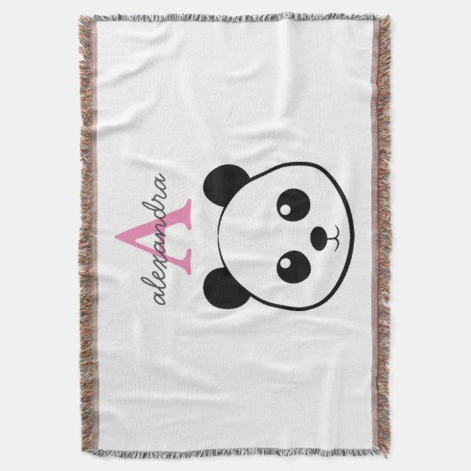 Couverture Porte-panda coutume Monogramme (devant Vertical)