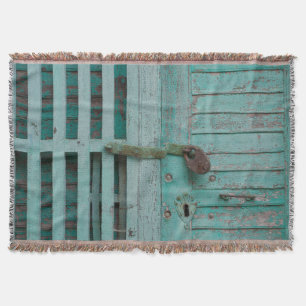 Couverture Porte Turquoise patinée