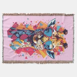 Couverture Portrait de girafe de style graffiti-58567