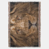 Couverture Portrait de lion géométrique (devant Vertical)