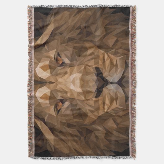 Couverture Portrait de lion géométrique (devant Vertical)