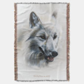 Couverture Portrait de loup blanc (devant Vertical)