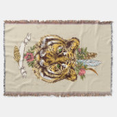 Couverture Portrait de style de Boho de tigre (Devant)