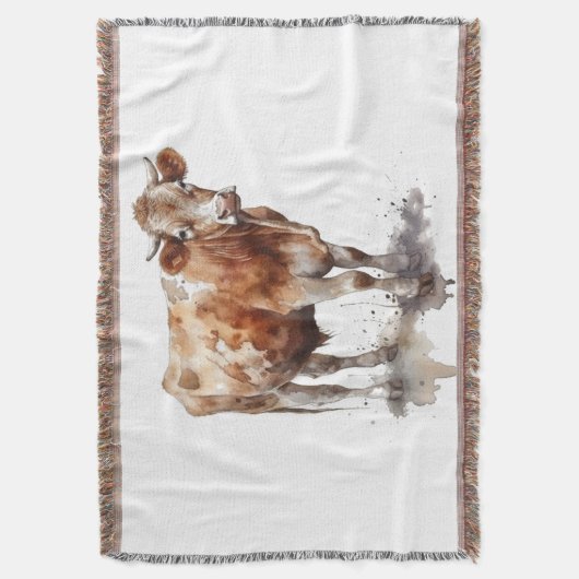 Couverture Portrait de vache de ferme rustique (devant Vertical)