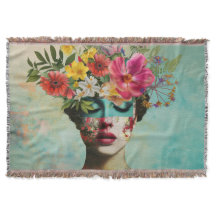Portrait Floral Vintage
