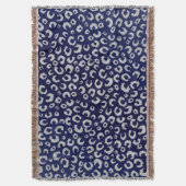 Couverture Poster de animal Leopard Parties scintillant bleu  (devant Vertical)
