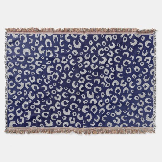 Couverture Poster de animal Leopard Parties scintillant bleu  (Devant)