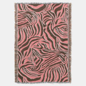 Couverture Poster de animal, modèle zèbre sans soudure. (devant Vertical)