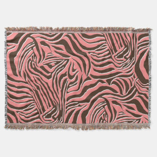 Couverture Poster de animal, modèle zèbre sans soudure.