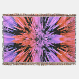 Couverture Poudre Pink Explosion Abstraite Lot Blanket