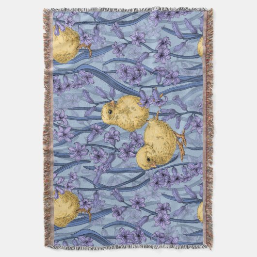 Couverture Poulets et hyacinthes bleu ciel (devant Vertical)
