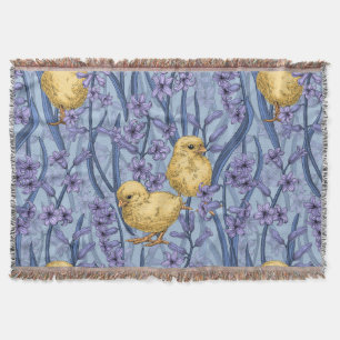 Couverture Poulets et hyacinthes bleu ciel