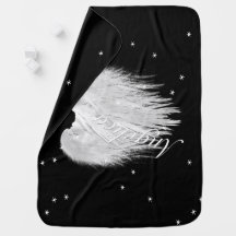 ANGEL AILES Coeur étoile Noir de nuit