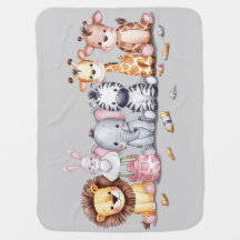 Aquarelle salle de jeu jouets animaux sauvages10