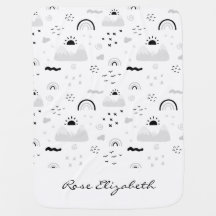 Arc-en-ciel moderne scandi et montagnes personnali