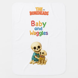 Couverture Pour Bébé Baby and Waggles™ The Boneheads™ Cartoon