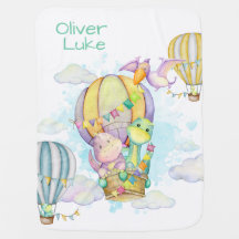 Bébé Garçon Dinosaure personnalisé Nom bébé couver